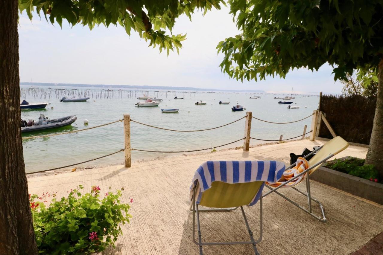 Comfortable, Renovated Studio In Top Cap Ferret Location, 1St Line With Bay View เลเฌอ-แกป-เฟร์เร ภายนอก รูปภาพ