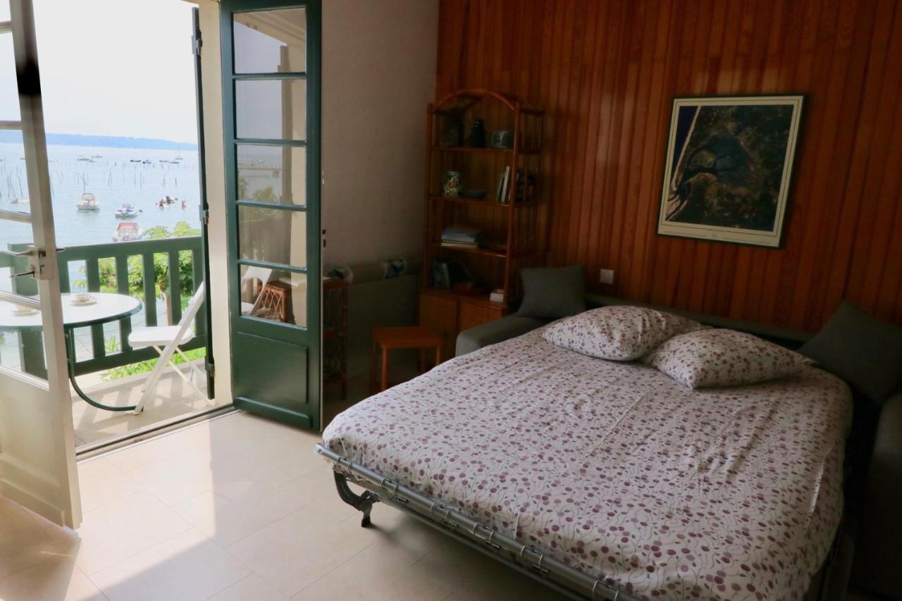 Comfortable, Renovated Studio In Top Cap Ferret Location, 1St Line With Bay View เลเฌอ-แกป-เฟร์เร ภายนอก รูปภาพ